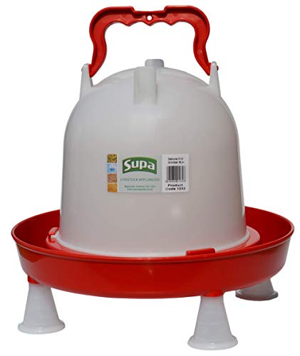 Supa Hochwertiger Wassertränke für Geflügel, 6 Liter, hergestellt in Großbritannien von SUPA