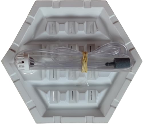 Supa Kleiner sechseckiger Unterkies-Aquariumfilter, 22,9 x 11,4 cm, geeignet für Tropische Aquarien, Meer- oder Kaltwasseraquarien, Weiß Supa Kleiner sechseckiger Unterkies-Aquariumfilter, 22,9 x 11,4 cm, geeignet für Tropische Aquarien, Meer- oder Kaltwasseraquarien, Weiß von SUPA