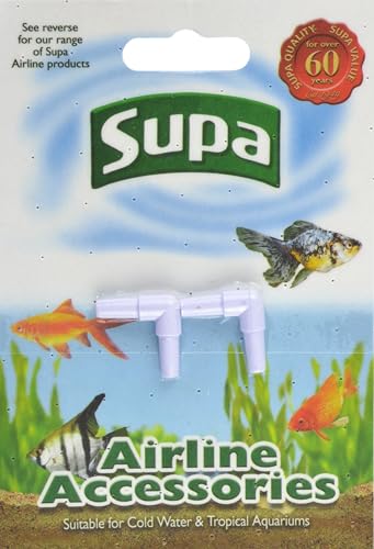 Supa Airline-Ellenbogen kardiert, 2-teilig - vermeidet Knicken im Airlineschlauch sollte Ihre Airine um eine Ecke biegen müssen. von SUPA