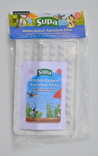 Supa Unterkies-Aquarium-Filter, 43 x 28 cm, geeignet für Tropische, Meeres- oder Kaltwasseraquarien, hergestellt in Großbritannien Supa Unterkies-Aquarium-Filter, 43 x 28 cm, geeignet für Tropische, Meeres- oder Kaltwasseraquarien, hergestellt in Großbritannien von SUPA