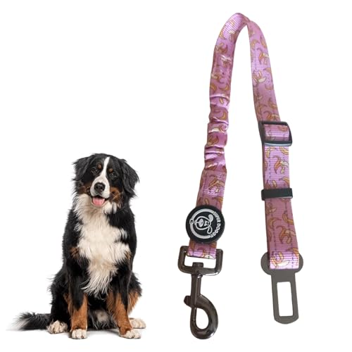 Autogurt für Hunde (Pink Bananas) von SUPER DOGGY