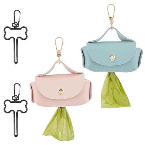 SUPERFINDINGS 2 STÜCK 2 Farben Hundekotbeutelhaltermit Leinenverschluss Welpenkotbeutelspender Kunstleder Hundekotspender Taschen Für Die Leine 11.7x10.4cm SUPERFINDINGS 2 STÜCK 2 Farben Hundekotbeutelhaltermit Leinenverschluss Welpenkotbeutelspender Kunstleder Hundekotspender Taschen Für Die Leine 11.7x10.4cm von SUPERFINDINGS