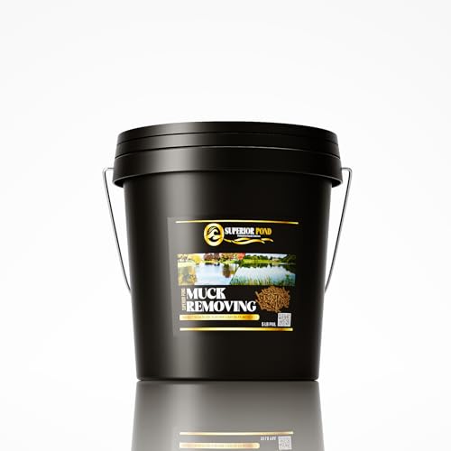 Superior Pond Muck Pellets 2,3 kg – Teichbakterien probiotisch – Teichreiniger & Klärer, reduziert und verdaut Schlamm, Feststoffe, Schlamm – sicher für Koiteiche – natürlich und einfach zu verwenden Superior Pond Muck Pellets 2,3 kg – Teichbakterien probiotisch – Teichreiniger & Klärer, reduziert und verdaut Schlamm, Feststoffe, Schlamm – sicher für Koiteiche – natürlich und einfach zu verwenden von SUPERIOR POND