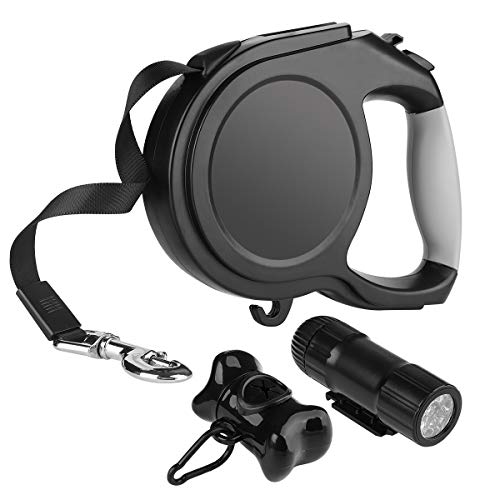 Rollleinen für Hunde, SUPERNIGHT 8M Einziehbar Hundeleine für Samll Mittelgroße und große Hunde bis 50kg mit LED-Licht & Beutelspender für Spaziergänge bei Nacht, Laufen, Training, Joggen etc., 0.68kg Rollleinen für Hunde, SUPERNIGHT 8M Einziehbar Hundeleine für Samll Mittelgroße und große Hunde bis 50kg mit LED-Licht & Beutelspender für Spaziergänge bei Nacht, Laufen, Training, Joggen etc., 0.68kg von SUPERNIGHT