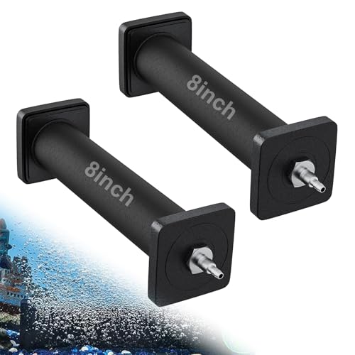 Innovativer Gummi-Luftstein für großes Aquarium, Luftsprudler für Aquarien, Sauerstoff-Luftdiffusor für Teichbelüfter (2 Packungen) von SUPERPAWS