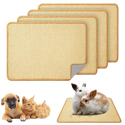 SUPERPAWS Hasen-Kratzmatte, natürliches Sisal, Katze, Kaninchen, Kratzmatte, kleine Tier-Kratzmatte, Teppich für den Innenbereich, Schleifkrallen, Isomatte für Meerschweinchen, Chinchillas, Frettchen SUPERPAWS Hasen-Kratzmatte, natürliches Sisal, Katze, Kaninchen, Kratzmatte, kleine Tier-Kratzmatte, Teppich für den Innenbereich, Schleifkrallen, Isomatte für Meerschweinchen, Chinchillas, Frettchen von SUPERPAWS