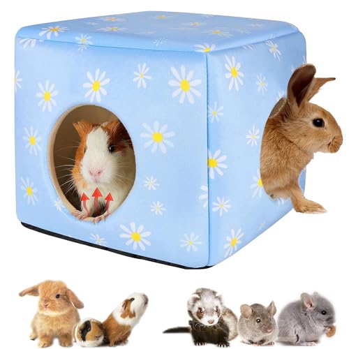 SUPERPAWS Meerschweinchen-Versteck für kleine Haustiere, 27,9 x 27,9 cm, waschbar, Meerschweinchen-Haus, gemütliches Meerschweinchenbett für kleine Haustiere, Hasen, Hamster, Chinchilla, SUPERPAWS Meerschweinchen-Versteck für kleine Haustiere, 27,9 x 27,9 cm, waschbar, Meerschweinchen-Haus, gemütliches Meerschweinchenbett für kleine Haustiere, Hasen, Hamster, Chinchilla, von SUPERPAWS
