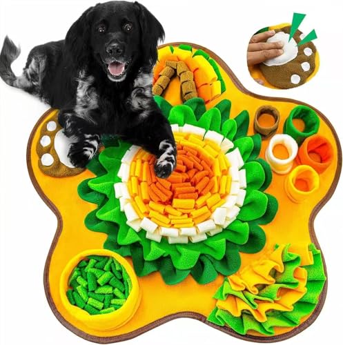 SUPERWSLING Schnüffelteppich für Hunde Cleveres Hundespielzeug mit Anti Rutsch Intelligenzspielzeug für Hunde Anti Stress Schnüffelmatte Spielteppich Für Kleine & Große Hunde SUPERWSLING Schnüffelteppich für Hunde Cleveres Hundespielzeug mit Anti Rutsch Intelligenzspielzeug für Hunde Anti Stress Schnüffelmatte Spielteppich Für Kleine & Große Hunde von SUPERWSLING