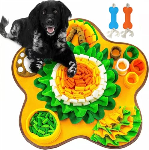 SUPERWSLING Schnüffelteppich für Hunde Cleveres Hundespielzeug mit Anti Rutsch Intelligenzspielzeug für Hunde Anti Stress Schnüffelmatte Spielteppich Für Kleine & Große Hunde SUPERWSLING Schnüffelteppich für Hunde Cleveres Hundespielzeug mit Anti Rutsch Intelligenzspielzeug für Hunde Anti Stress Schnüffelmatte Spielteppich Für Kleine & Große Hunde von SUPERWSLING