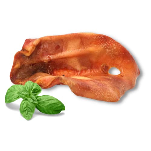 Supravit getrocknete Schweineohren Hunde | 500g etwa 15-16 Stück | Aus Deutscher Herstellung | Schweineohrmuscheln Naturgetrocknet in Bester Qualität | Als leckerer Kausnack von Supravit