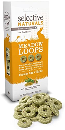 Selective Naturals Meadow Loops Timothy Hay & Thyme For Rabbits 2.8-Oz - 10 Pack von Supreme