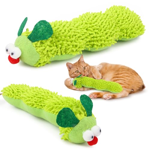 SUPRROW Katzenminze Spielzeug für Indoor Katzen, Katze Kauspielzeug für alle Rassen Kätzchen, Bissfeste Kissen Weiche Raupe Design Spielzeug für Katzen Haustier Kauen, Spielen SUPRROW Katzenminze Spielzeug für Indoor Katzen, Katze Kauspielzeug für alle Rassen Kätzchen, Bissfeste Kissen Weiche Raupe Design Spielzeug für Katzen Haustier Kauen, Spielen von SUPRROW