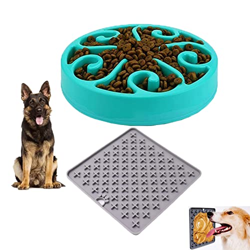 Anti Schling Napf Hund,Anti Schling Interaktiver Hundenapf mit einem Leckmatte Hund,Hundenapf Langsame Fütterung Futternapf Anti Schling Fressnapf, Schleckmatte Hund Für Hund Baden, Fellpflege Anti Schling Napf Hund,Anti Schling Interaktiver Hundenapf mit einem Leckmatte Hund,Hundenapf Langsame Fütterung Futternapf Anti Schling Fressnapf, Schleckmatte Hund Für Hund Baden, Fellpflege von SUPTMAX