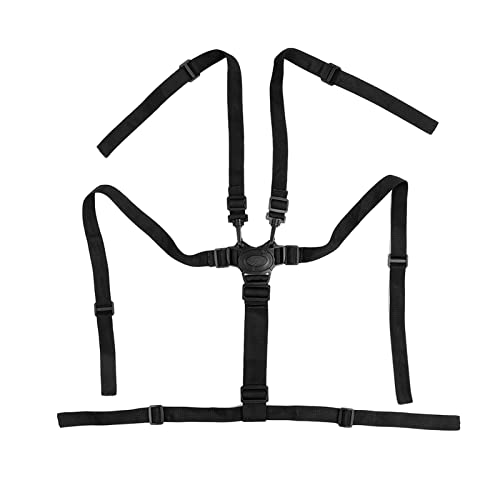 Babystuhl Sicherheitsgürtel, Kinderwagenkabelbaumgürtel mit Verstellbarem Schultergurt und Gürtelkreuzgurt für Baby Kinderwagen, Kindergurtgurte, Kinderwagen Rotierender Schutz von SUPYINI