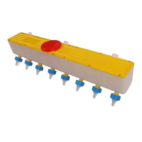 Generic Silikon-Lammgetränke-Futterstation mit 8 Nippeln, Wandmontage, 10 l, Viehmilch, Futtereimer Tiere, Lamm Generic Silikon-Lammgetränke-Futterstation mit 8 Nippeln, Wandmontage, 10 l, Viehmilch, Futtereimer Tiere, Lamm von SUPYINI