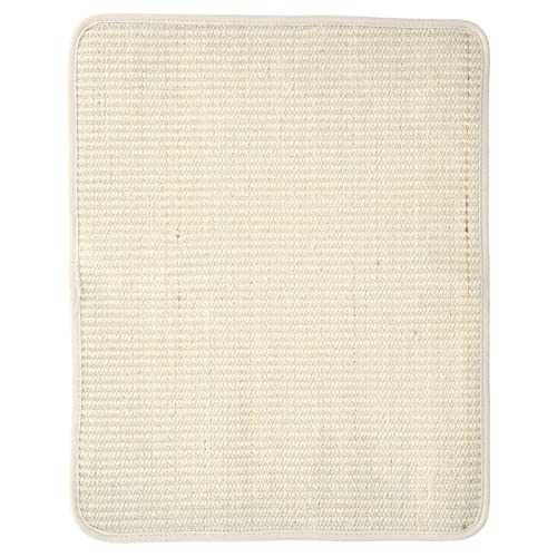 SUPYINI Katzenkratzermatte Sisal -Hanfkatze Kratzpad, Langlebiger Möbelschutz, Zum Schutz der Sofa vor Katzenkratzern, 20,1in X 16,1in von SUPYINI