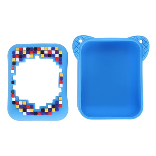 SUPYINI Silikonhülle Bitzee Interactive Toy Digital Pet mit Trageband, Kratzfeste Elektronische Haustier-Reise-Aufbewahrungstasche (Blau) von SUPYINI