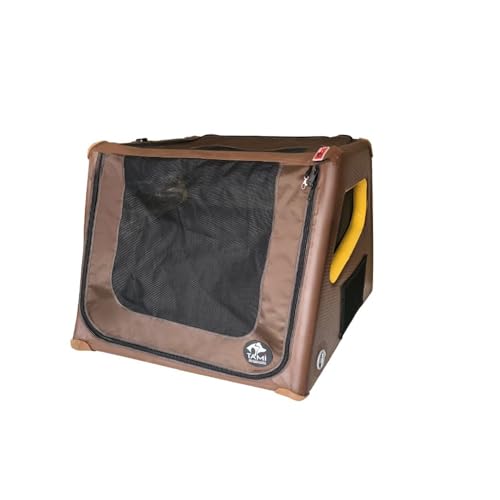 Tami - Hundetransportbox aufblasbar Tragebox Transportbox Hundebox Reisebox Autotransportbox Kofferraumbox Gitterbox Käfig Hund Box Dogbox Inflatable inkl. Dog-Vital Bio-Hundekeks (M) von SUPwave