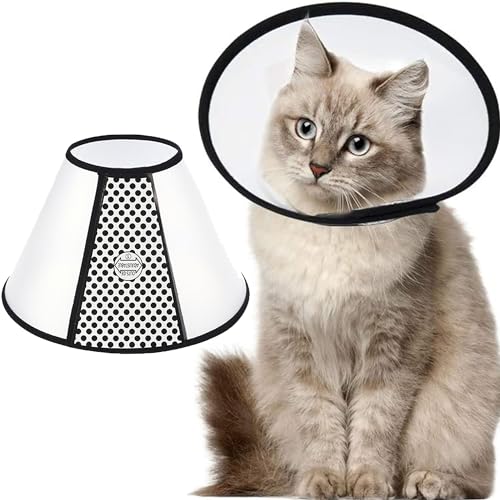 SUQ Haustier Kegel Einstellbar Halskrause, Halskrause für Haustiere, Haustiere Kunststoff Elisabethanischer Kragen Schutzkragen, Anti-Beißen Lecken Sicherheit Halsabdeckung, Kleine Hunde (23-27cm) SUQ Haustier Kegel Einstellbar Halskrause, Halskrause für Haustiere, Haustiere Kunststoff Elisabethanischer Kragen Schutzkragen, Anti-Beißen Lecken Sicherheit Halsabdeckung, Kleine Hunde (23-27cm) von SUQ