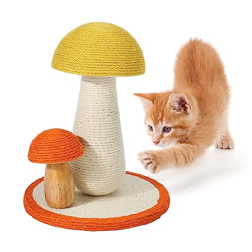 Kratzbaum für Katzen, Pilz, Katzenkrallenkratzer, Katzenbaum, Haus, Traning, Interaktives Spielzeug, Sisal, Kätzchen, Kletterkratzer für Drinnen, Kätzchen, Katzen Kratzbaum für Katzen, Pilz, Katzenkrallenkratzer, Katzenbaum, Haus, Traning, Interaktives Spielzeug, Sisal, Kätzchen, Kletterkratzer für Drinnen, Kätzchen, Katzen von SUREH