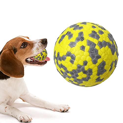 SUREH 2 x unzerstörbare Hundespielzeugbälle für aggressive Kauer, schwimmende Hüpfbälle für große und mittelgroße Hunde zum Kauen, Apportieren und Spielen SUREH 2 x unzerstörbare Hundespielzeugbälle für aggressive Kauer, schwimmende Hüpfbälle für große und mittelgroße Hunde zum Kauen, Apportieren und Spielen von SUREH