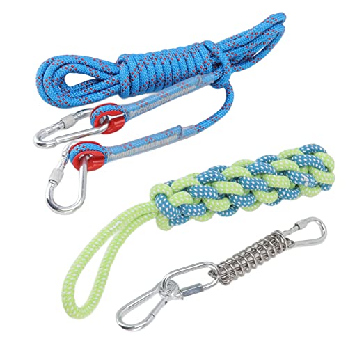 SUREH Hund Outdoor Bungee Hängespielzeug Langlebiges Interaktives Hundeschleppspielzeug Federstange Hundeseilspielzeug für Pitbull Kleine Große Aggressive Kauerhunde SUREH Hund Outdoor Bungee Hängespielzeug Langlebiges Interaktives Hundeschleppspielzeug Federstange Hundeseilspielzeug für Pitbull Kleine Große Aggressive Kauerhunde von SUREH