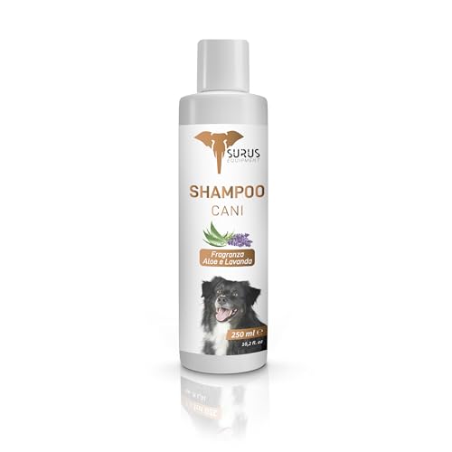 Surus Equipment Hundeshampoo mit Arganöl und Jojoba, natürlich, feuchtigkeitsspendend und beruhigend, ohne Parabene oder Silikon, sanfter Duft nach Aloe und Lavendel, für empfindliche Haut, 250 ml Surus Equipment Hundeshampoo mit Arganöl und Jojoba, natürlich, feuchtigkeitsspendend und beruhigend, ohne Parabene oder Silikon, sanfter Duft nach Aloe und Lavendel, für empfindliche Haut, 250 ml von SURUS EQUIPMENT