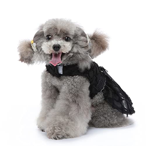 SUSOSU Haustier Kleidung Kleider Hundekleidung Smoking-Miniröcke Kätzchen Welpen Haustier Abendkleider,Black 1,XL von SUSOSU