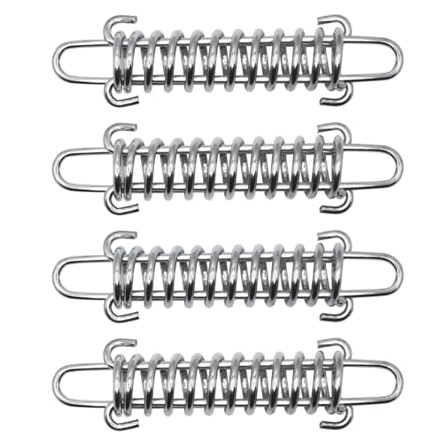 SUUJI Stoßdämpfende Feder für Hundeleine, 4 Stück, Stoßdämpferfeder für Training, Sonnenschutz, robustes Stahlzeltseil, feste Schnalle, Spanner/Spanner, für Outdoor, Wandern, Camping SUUJI Stoßdämpfende Feder für Hundeleine, 4 Stück, Stoßdämpferfeder für Training, Sonnenschutz, robustes Stahlzeltseil, feste Schnalle, Spanner/Spanner, für Outdoor, Wandern, Camping von SUUJI