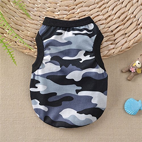 suxuMhao Hunde- und Katzenweste, atmungsaktive Haustierweste, Welpen-Sweatshirt, Hundekleidung, Outfit, Bekleidung für kleine, mittelgroße Hunde und Katzen, M, A46 von SUXUMHAO