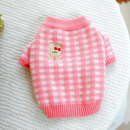 suxuMhao Hundebekleidung für Haustiere, weich, dick, warm, Winter-Welpenpullover für Hunde (A22, M) von SUXUMHAO