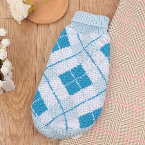 suxuMhao Hundebekleidung für Haustiere, weich, dick, warm, Winter-Welpenpullover für Hunde (A39, L) von SUXUMHAO