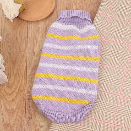 suxuMhao Hundebekleidung für Haustiere, weich, dick, warm, Winter-Welpenpullover für Hunde (A45, S) von SUXUMHAO