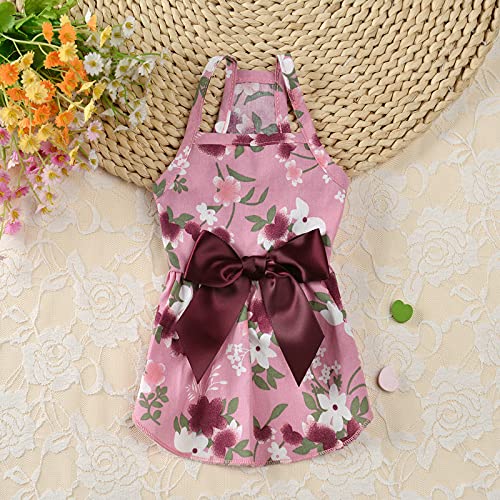 suxuMhao Süßes Welpen-Hundekleid, niedliches Prinzessinnenkleid, Katzenkleid, Hunderock für kleine Mädchen (A135, M) von SUXUMHAO