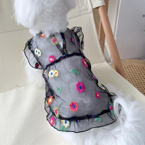 suxuMhao Süßes Welpen-Hundekleid, süßes Prinzessinnenkleid, Katzenkleid, Hunderock für kleine Mädchen (A122, XS) von SUXUMHAO
