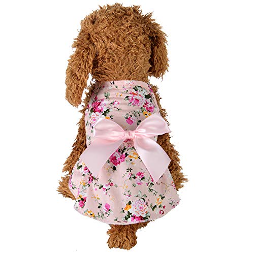 suxuMhao Süßes Welpen-Hundekleid, süßes Prinzessinnenkleid, Katzenkleid, Hunderock für kleine Mädchen (A126, M) von SUXUMHAO