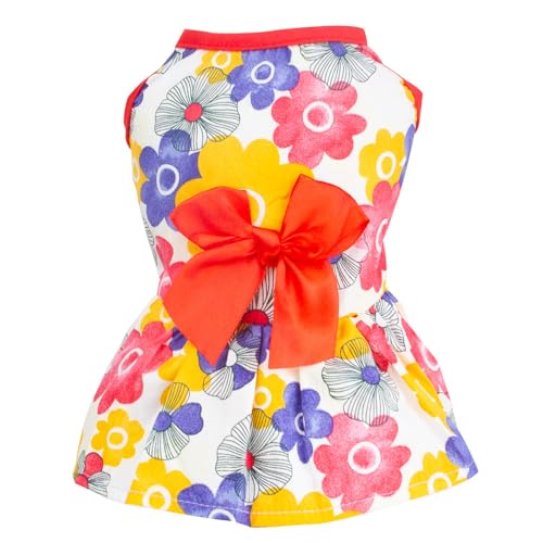 suxuMhao Süßes Welpen-Hundekleid, süßes Prinzessinnenkleid, Katzenkleid, Hunderock für kleine Mädchen (A166, XS) von SUXUMHAO