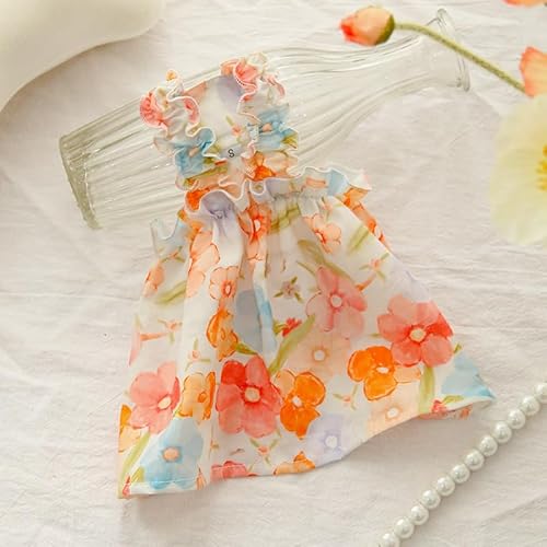 suxuMhao Süßes Welpen-Hundekleid, süßes Prinzessinnenkleid, Katzenkleid, Hunderock für kleine Mädchen und Hunde (A147, M) von SUXUMHAO