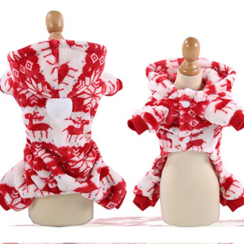 SUYGGCK Hundekleidung Haustier Hund Pyjamas Kleidung Weicher Warmer Hunde Overalls Kleidung Für Kleine Hunde Welpen Katzen Kostüm Mantel-Long Sleeve Elk,S 1.5-2.5Kg SUYGGCK Hundekleidung Haustier Hund Pyjamas Kleidung Weicher Warmer Hunde Overalls Kleidung Für Kleine Hunde Welpen Katzen Kostüm Mantel-Long Sleeve Elk,S 1.5-2.5Kg von SUYGGCK