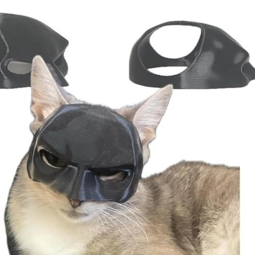 SUYUKU 3D-Druck Katze Fledermaus Cosplay Hut Zubehör für Kätzchen und Kätzchen (10 cm) SUYUKU 3D-Druck Katze Fledermaus Cosplay Hut Zubehör für Kätzchen und Kätzchen (10 cm) von SUYUKU