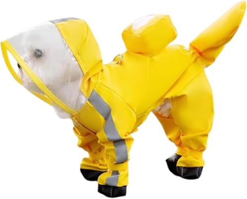 SUYUKU Hunde-Regenmantel mit Regenschuhen, niedliches Tier-Design, wasserdicht, leichter Hundeponcho für Spaziergänge mit dem Hund, kleine Hunde, vollständige Abdeckung, Hundemäntel, verstellbar SUYUKU Hunde-Regenmantel mit Regenschuhen, niedliches Tier-Design, wasserdicht, leichter Hundeponcho für Spaziergänge mit dem Hund, kleine Hunde, vollständige Abdeckung, Hundemäntel, verstellbar von SUYUKU