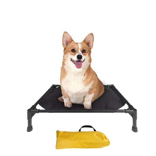 SUYUKU Hundebett mit wasserdichtem Baldachin, tragbar, erhöhtes Hundehaus mit Tragetasche und weichen Matten für Camping, Zuhause, Garten, Outdoor-Aktivitäten, Schwarz, Bett, 3 Stück SUYUKU Hundebett mit wasserdichtem Baldachin, tragbar, erhöhtes Hundehaus mit Tragetasche und weichen Matten für Camping, Zuhause, Garten, Outdoor-Aktivitäten, Schwarz, Bett, 3 Stück von SUYUKU