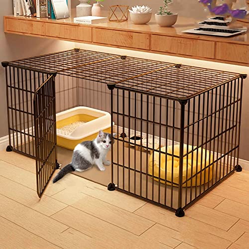 Katzenkäfige für den Innenbereich, groß, interaktives Katzenspielzeug für Hauskatzen, Katzenzubehör, verschlüsselter Spalt, Katzenhäuser, Fußpolster aus Kunstharz, Größe: Katzenkäfige für den Innenbereich, groß, interaktives Katzenspielzeug für Hauskatzen, Katzenzubehör, verschlüsselter Spalt, Katzenhäuser, Fußpolster aus Kunstharz, Größe: von SUuim