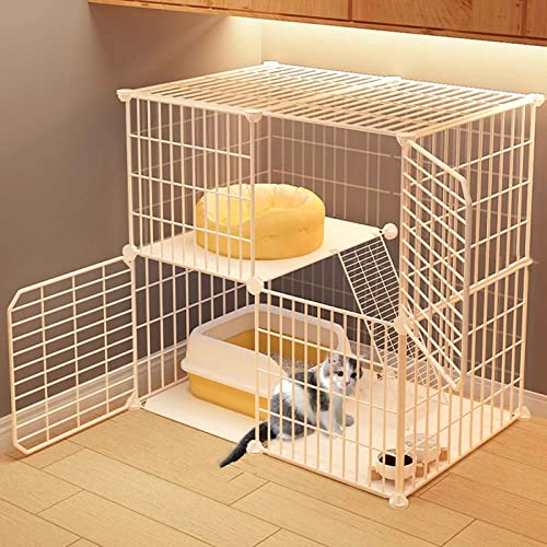 Katzenkäfige für den Innenbereich, groß, interaktives Katzenspielzeug für Hauskatzen, Katzenzubehör, verschlüsselter Spalt, Katzenhäuser, Fußpolster aus Kunstharz, Größe: Katzenkäfige für den Innenbereich, groß, interaktives Katzenspielzeug für Hauskatzen, Katzenzubehör, verschlüsselter Spalt, Katzenhäuser, Fußpolster aus Kunstharz, Größe: von SUuim