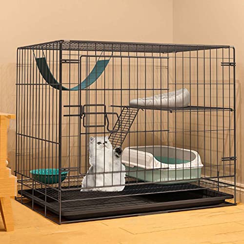 Katzenlaufstall im Freien, Haustierlaufstall für kleine Tiere, Kaninchenlaufstall, Katzenkäfige für den Innenbereich, groß, mit Katzentoilette, verschlüsseltes Metallmaterial, praktisch und leich Katzenlaufstall im Freien, Haustierlaufstall für kleine Tiere, Kaninchenlaufstall, Katzenkäfige für den Innenbereich, groß, mit Katzentoilette, verschlüsseltes Metallmaterial, praktisch und leich von SUuim