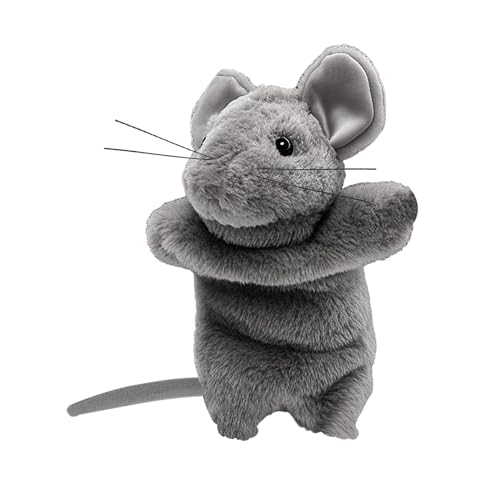 SVCEQZE Cat Wrestler Puppet, Katzenwrestlinghandschuh,Interaktive gefüllte Handpuppe | Lustige neckende Zeit, Mäuse -Form -Wrestler -Handschuh für EIN sicheres interaktives Spiel von SVCEQZE