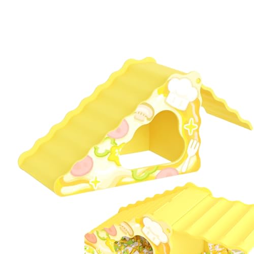 SVCEQZE Hamster Treppe Käseform - Hamstermöbel | 2-in-1 Antirutsch Kletterrampe Habitat Deko für Nagemäuse Nesting Futtersuche Spiel Landschaftsaktivitäten SVCEQZE Hamster Treppe Käseform - Hamstermöbel | 2-in-1 Antirutsch Kletterrampe Habitat Deko für Nagemäuse Nesting Futtersuche Spiel Landschaftsaktivitäten von SVCEQZE