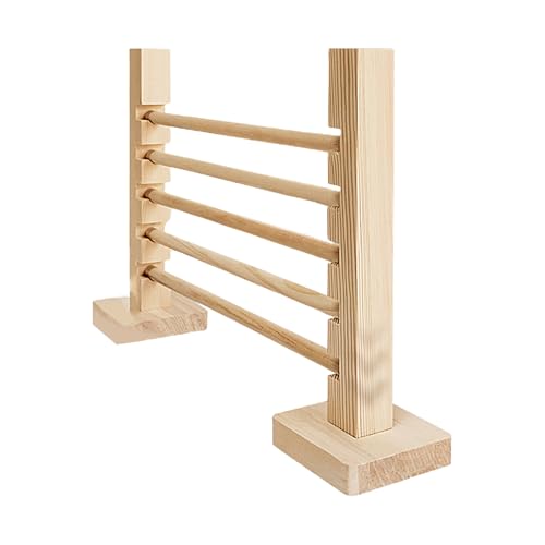 SVCEQZE Kaninchen Sprungstange, 32.5 X 7 X 21.2 cm Kaninchen Hürden, Hasen Hürden, Kaninchen Hindernisspiel, HOL-z Kaninchen-Übungshindernis, Einfach Zu Montierendes, Aktivitätsspielzeug-Set von SVCEQZE
