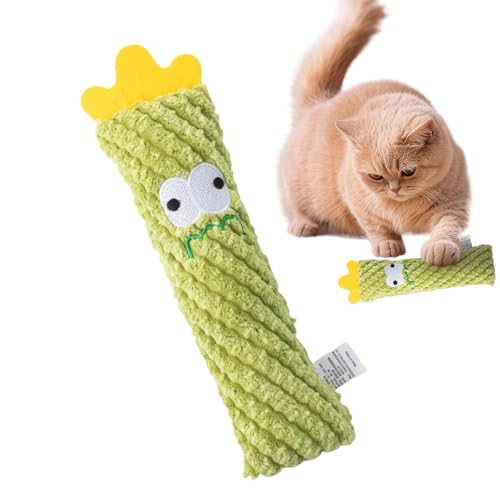 SVCEQZE Katzenminze Spielzeug Für Hauskatzen - Plüsch Kauspielzeug Für Katzen - Kaktus Design Bewegungsspiel Gegen Langeweile, Kauspielzeug Für Alle Katzenrassen von SVCEQZE