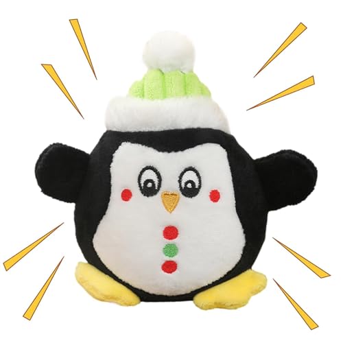 SVCEQZE Stofftier-Hundespielzeug,Hunde-Kuscheltier-Kauspielzeug,Ausgestopftes interaktives Plüsch-Hundespielzeug mit weihnachtlichem Thema | Plapperndes Kauspielzeug mit Weihnachtsmotiv, SVCEQZE Stofftier-Hundespielzeug,Hunde-Kuscheltier-Kauspielzeug,Ausgestopftes interaktives Plüsch-Hundespielzeug mit weihnachtlichem Thema | Plapperndes Kauspielzeug mit Weihnachtsmotiv, von SVCEQZE